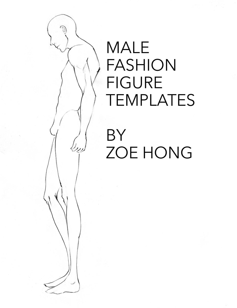 male fashion figure drawing