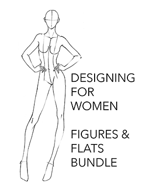 Designing for Women (FASHION DESIGN TEMPLATES BUNDLE)