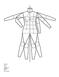 ALL FLATS TEMPLATES BUNDLE female, male, kids, plus female, plus male