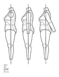 ALL FLATS TEMPLATES BUNDLE female, male, kids, plus female, plus male