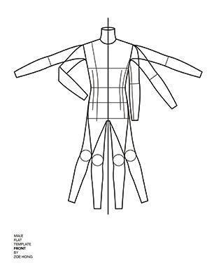 ALL FLATS TEMPLATES BUNDLE female, male, kids, plus female, plus male