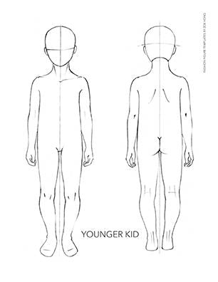 child body template