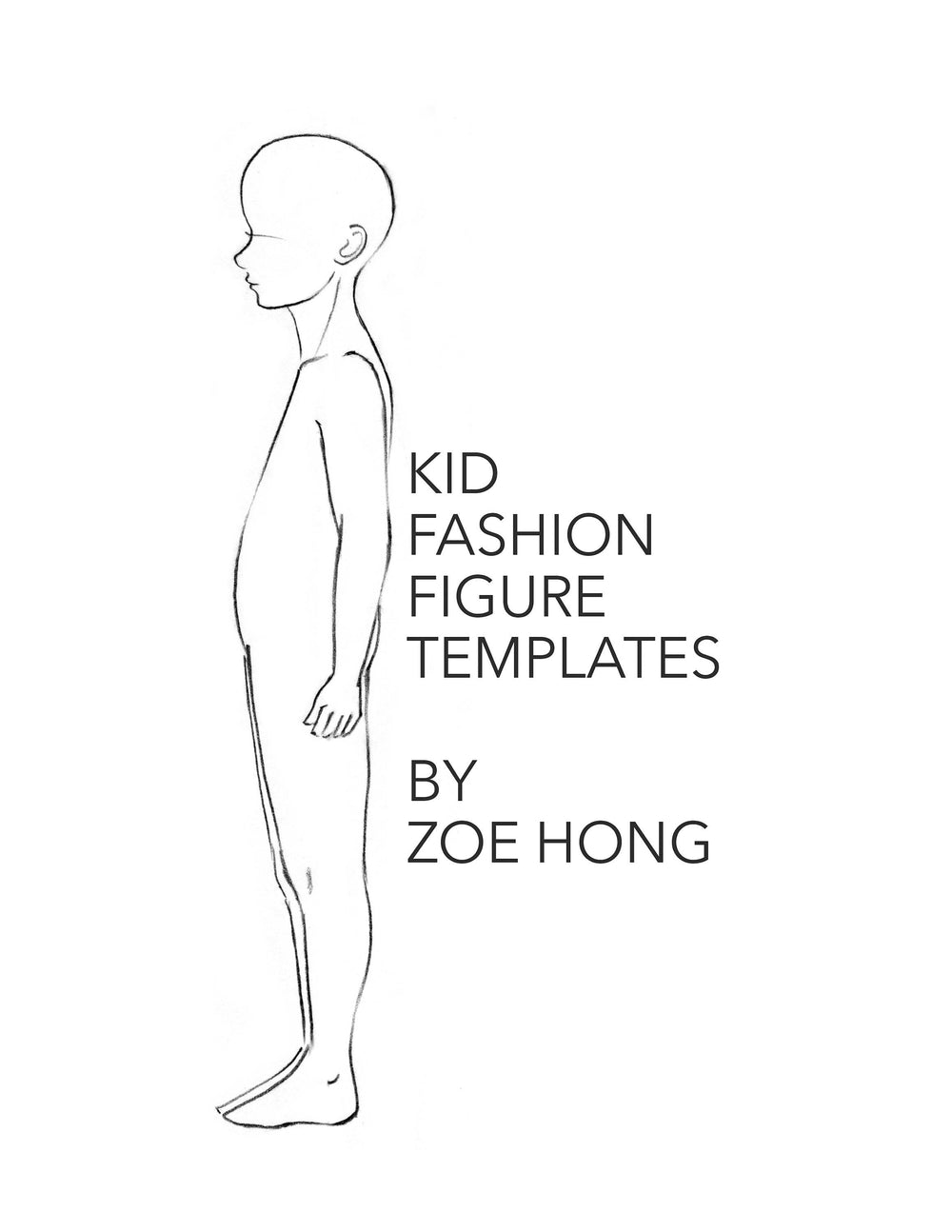 Kid FASHION FIGURE TEMPLATES