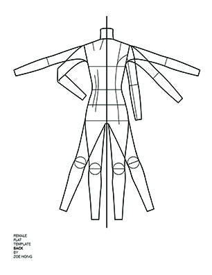 FASHION FLATS TEMPLATES Female