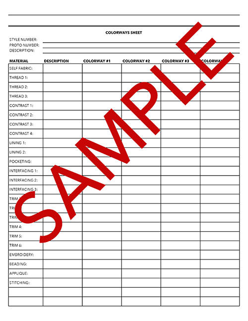 ENTIRE TECH PACK plus Bonus Cost Calculations Sheet and Pattern Card