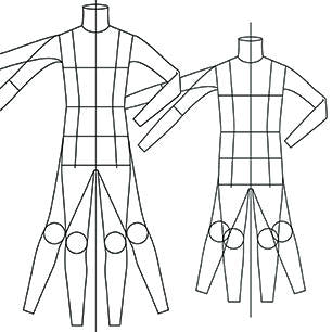 FASHION FLATS TEMPLATES Kids (Younger and Older Kid Proportions Included)